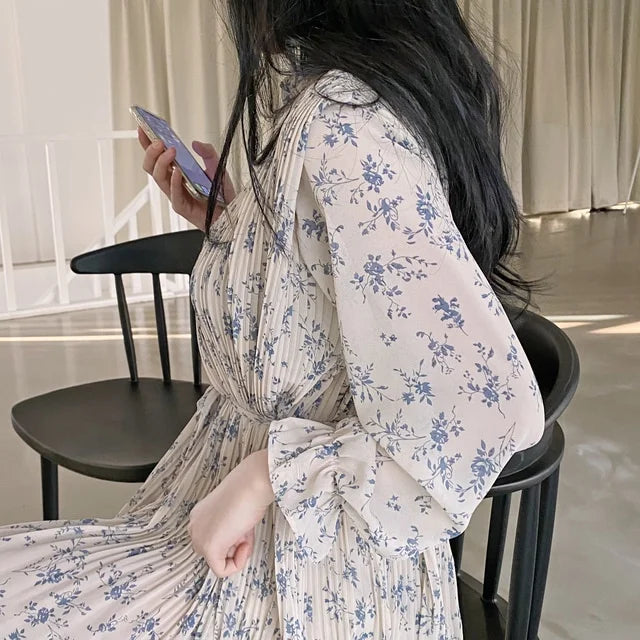 Women’s Floral Puff Sleeve Dress