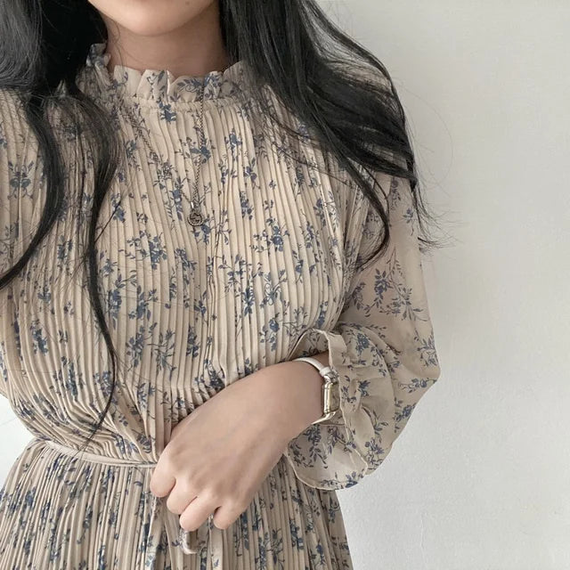 Women’s Floral Puff Sleeve Dress