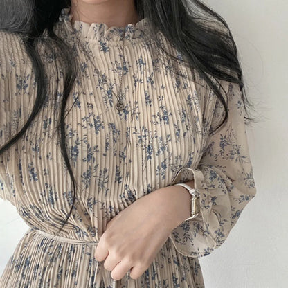 Women’s Floral Puff Sleeve Dress