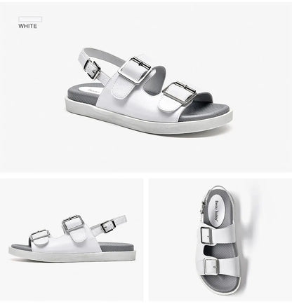 BeauToday Women Leather Sandals