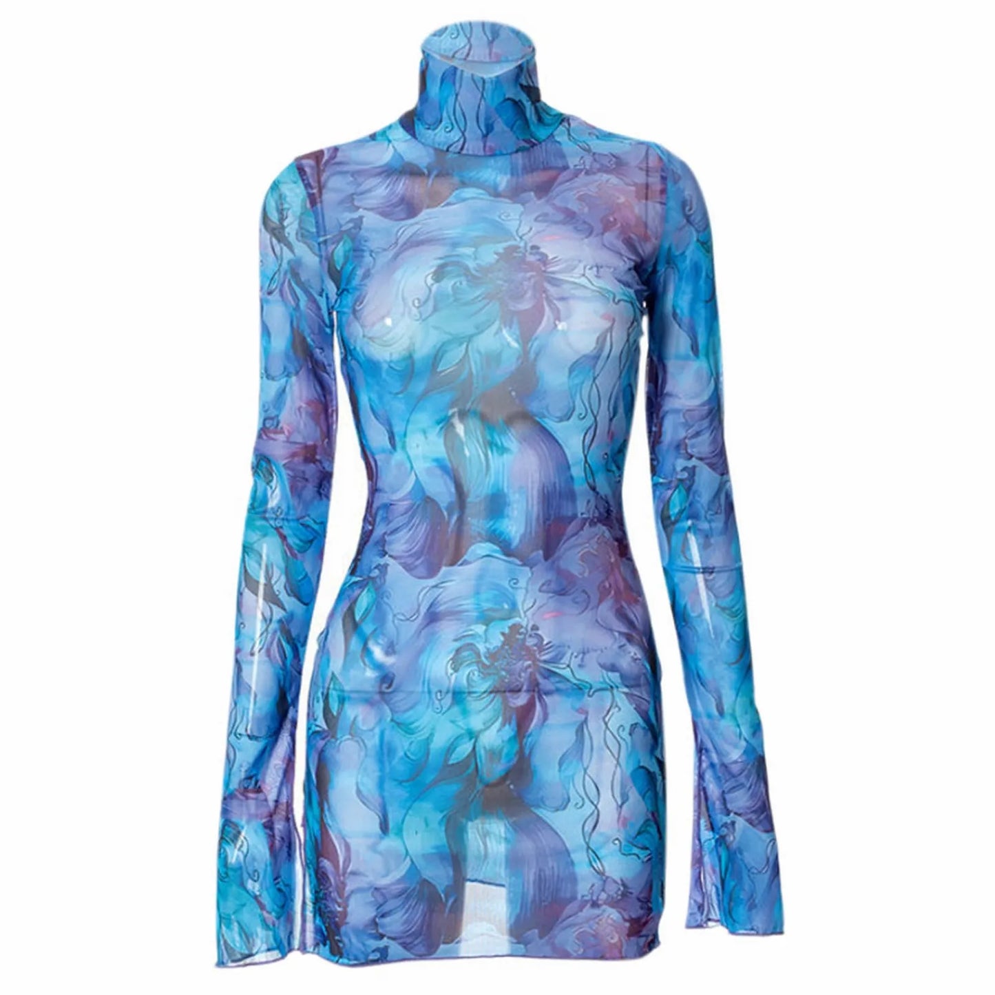 Women’s Y2K Mesh Vintage Dress
