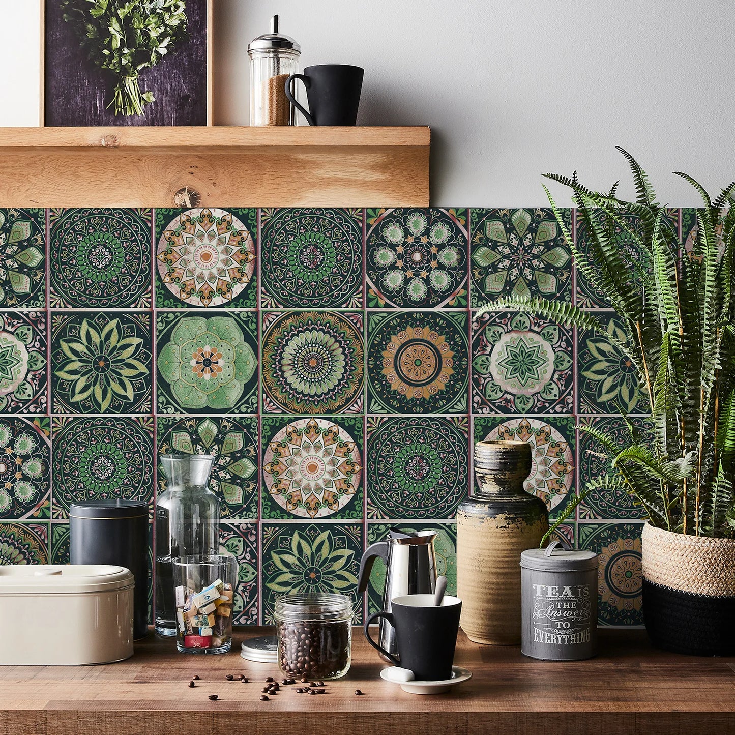 24 PCS PVC Tile Stickers Waterproof