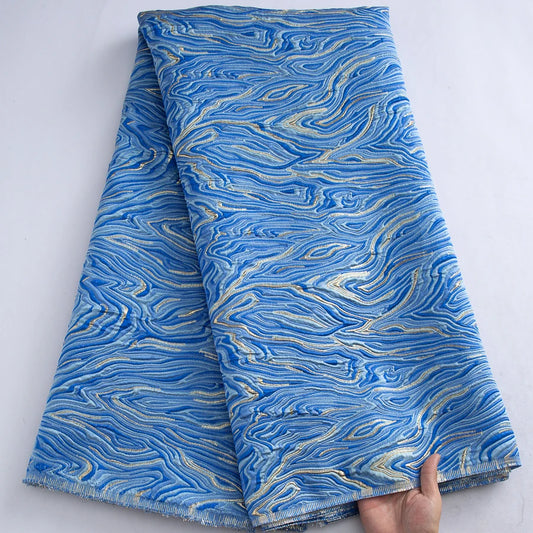 African Brocade Lace Fabric – 5 Yards