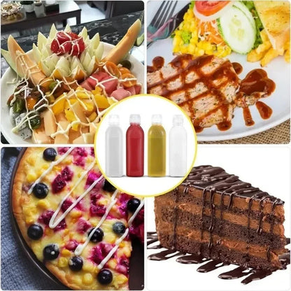 Plastic Oil Bottle Squeeze Condiment BBQ Dispenser