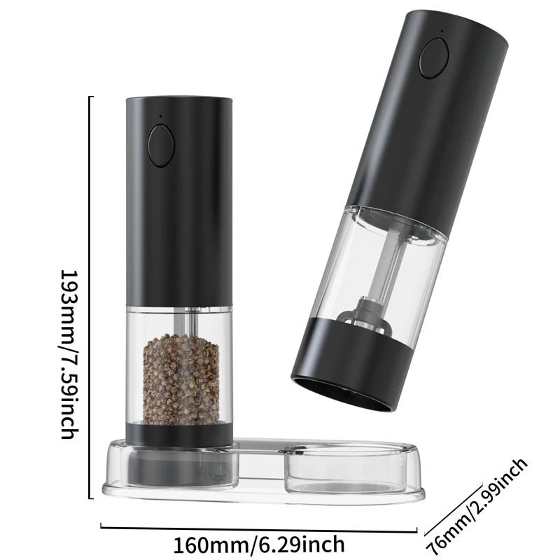 USB Rechargeable Electric Pepper Grinder