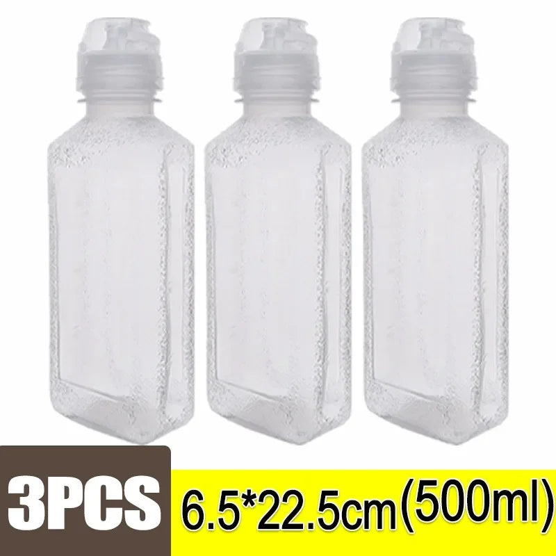 Plastic Oil Bottle Squeeze Condiment BBQ Dispenser