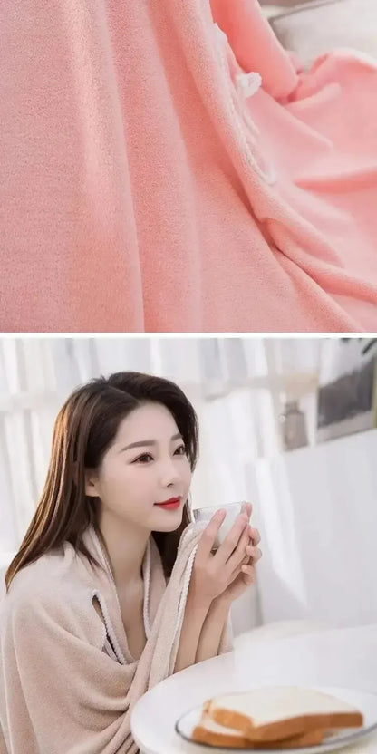 Wearable Bath Towel Dress