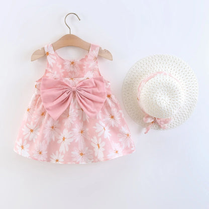 Girls Summer Floral Princess Dress