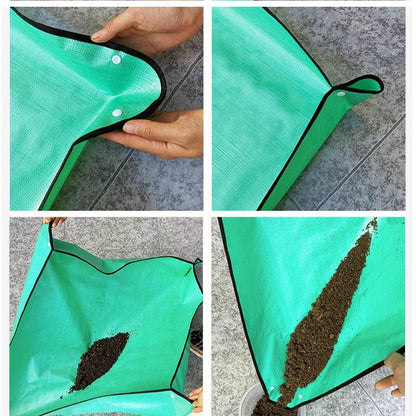 Waterproof Plant Pot Mat, Indoor Garden Mat With Work Gloves, Foldable Houseplant Succulent Pot Mat, Indoor Plant Mat, Portable - My Chroma Cart