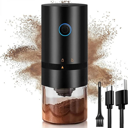 Coffee Grinder TYPE C USB Charge Professional Ceramic Grinding Core Coffee Beans Mill Grinder New Upgrade Portable Electric - My Chroma Cart
