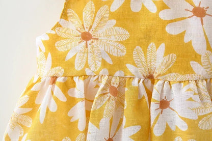 Girls Summer Floral Princess Dress