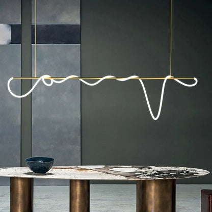 Nordic Gold LED Chandelier Dining Light