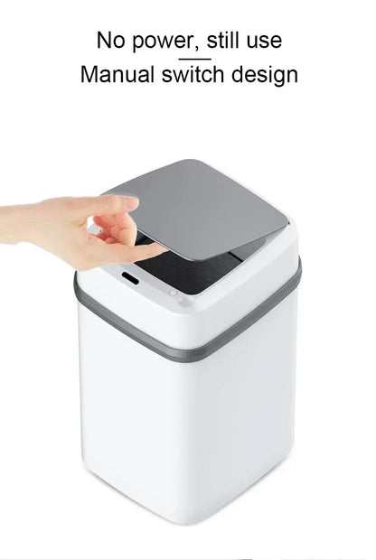 13L Touchless Automatic Sensor Trash Can for Home