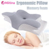 1pc Memory Foam Cervical Pillow, 2 in 1 Ergonomic Contour Orthopedic Pillow for Neck Pain Support Pillows Pillowcase replacement - My Chroma Cart