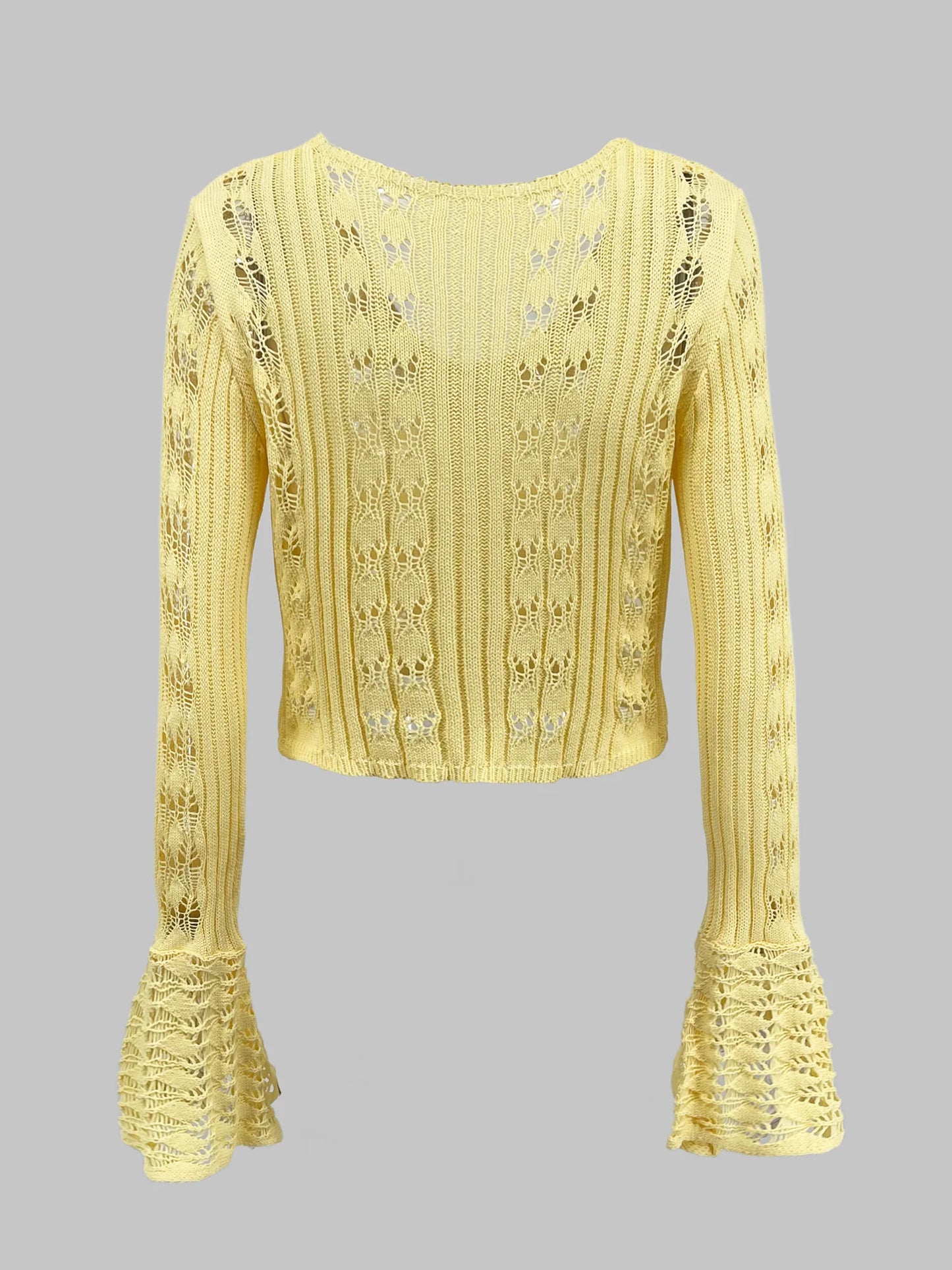 Tuularose Knitted V-Neck Top