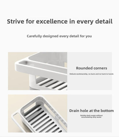 Sink Sponge Holder with Drainage Tray