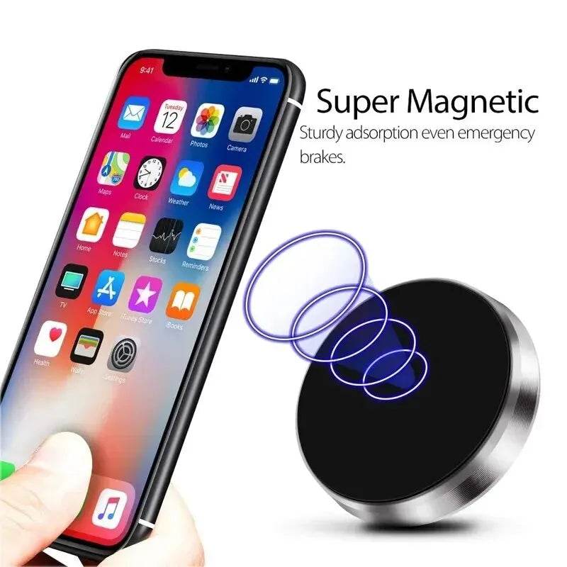 Magnetic Phone Car Holder Stand Universal Magnetic Mount Bracket Stick on Car Dashboard Wall for iPhone Samsung Xiaomi Huawei - My Chroma Cart