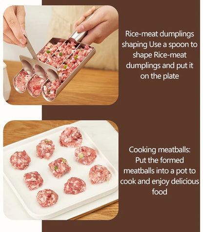 304 Steel Meatball Scoop Mold Rice Dumpling Tool