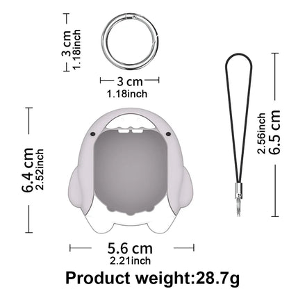 Cute Silicone Protective Case for Tamagotchi Uni 2023 Virtual Pet Machine with Finger Lanyard Anti-Scratch Soft Cover