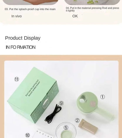 4-in-1 Electric Vegetable Cutter