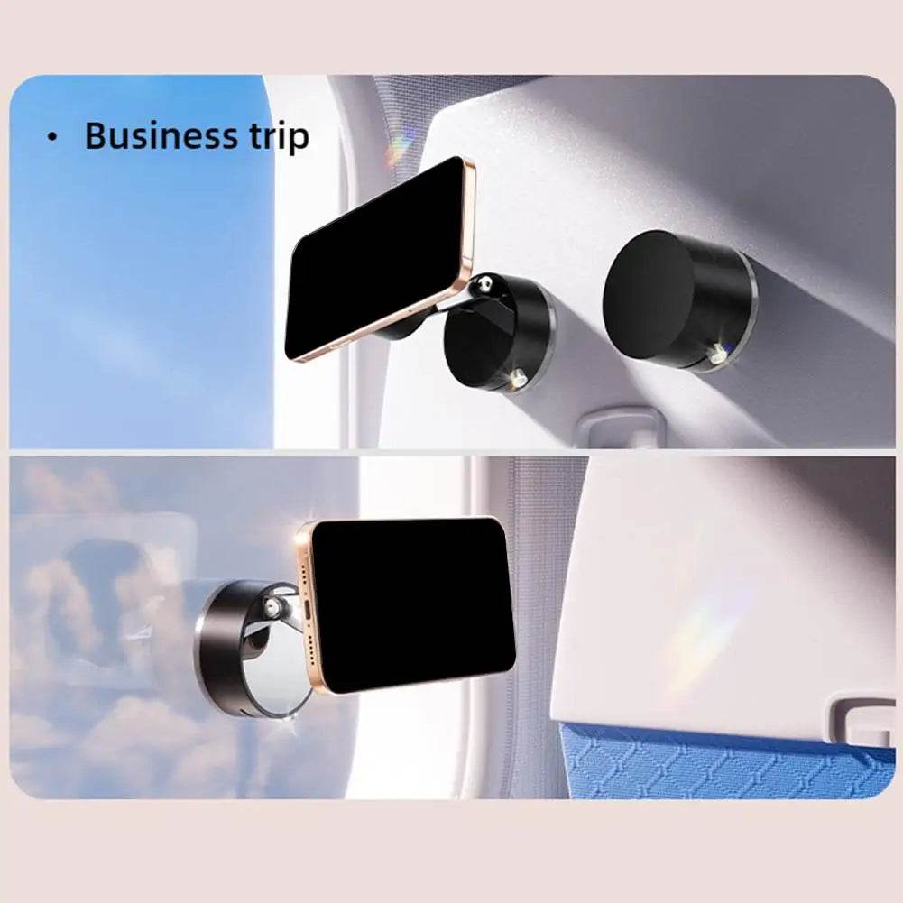 Vacuum Adsorption Magnetic Suction Cup Phone Mount Double Sided Hands-Free Magnetic Cell Phone Holder For Car/Gym/Mirror/Smoot - My Chroma Cart