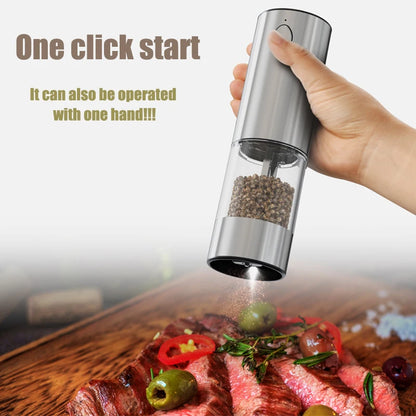 USB Rechargeable Electric Pepper Grinder