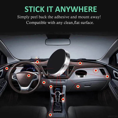 Magnetic Phone Car Holder Stand Universal Magnetic Mount Bracket Stick on Car Dashboard Wall for iPhone Samsung Xiaomi Huawei - My Chroma Cart