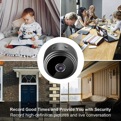 A9 Mini WiFi Security Camera - 720P HD Wireless Home Surveillance with Remote Monitoring - My Chroma Cart