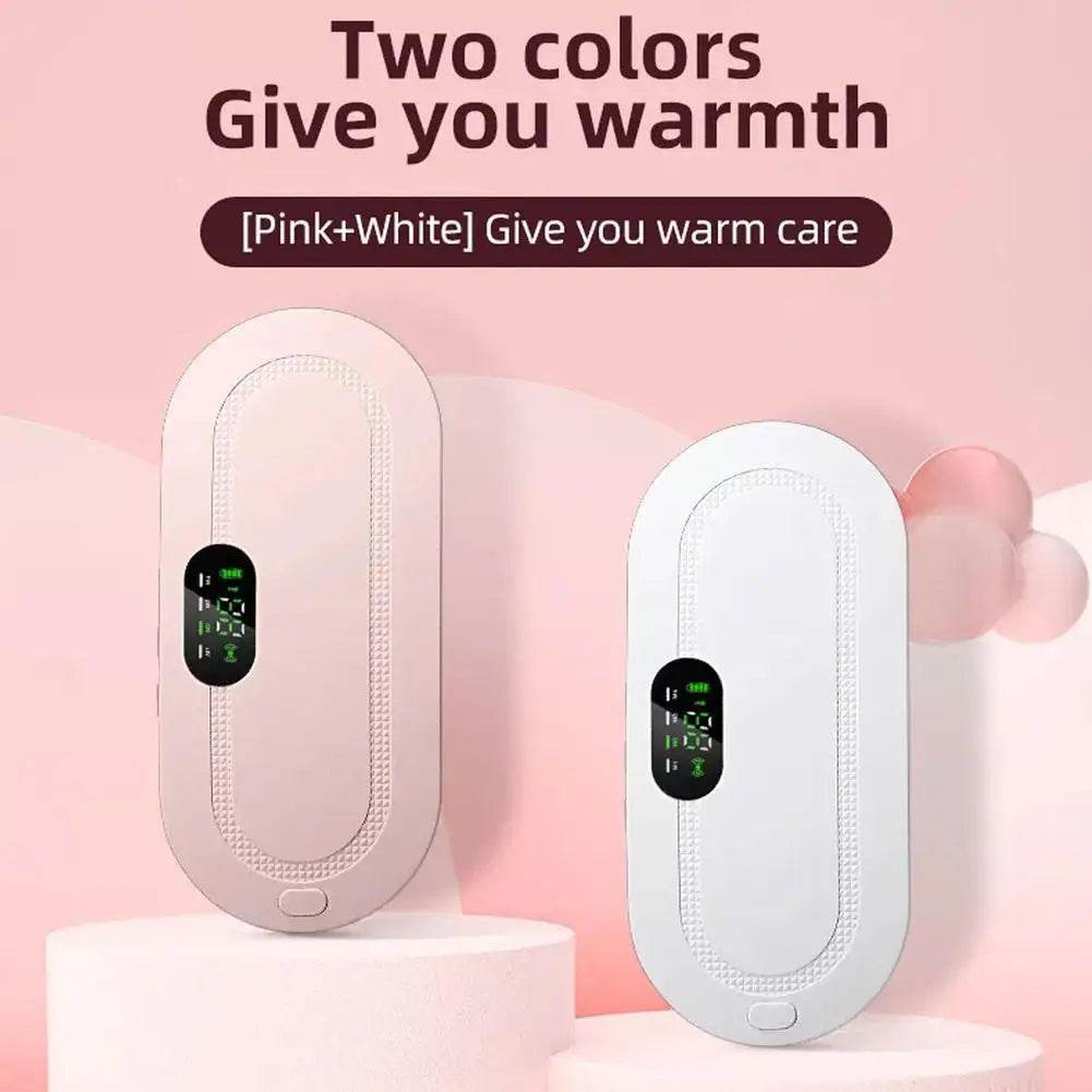 Electric Period Cramp Massager Vibrating Heating Belt for Menstrual Waist Stomach Abdominal Warm Belt for women use - My Chroma Cart