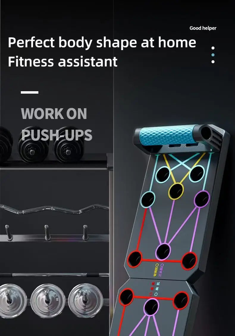 Folding Push-Up Board Trainer