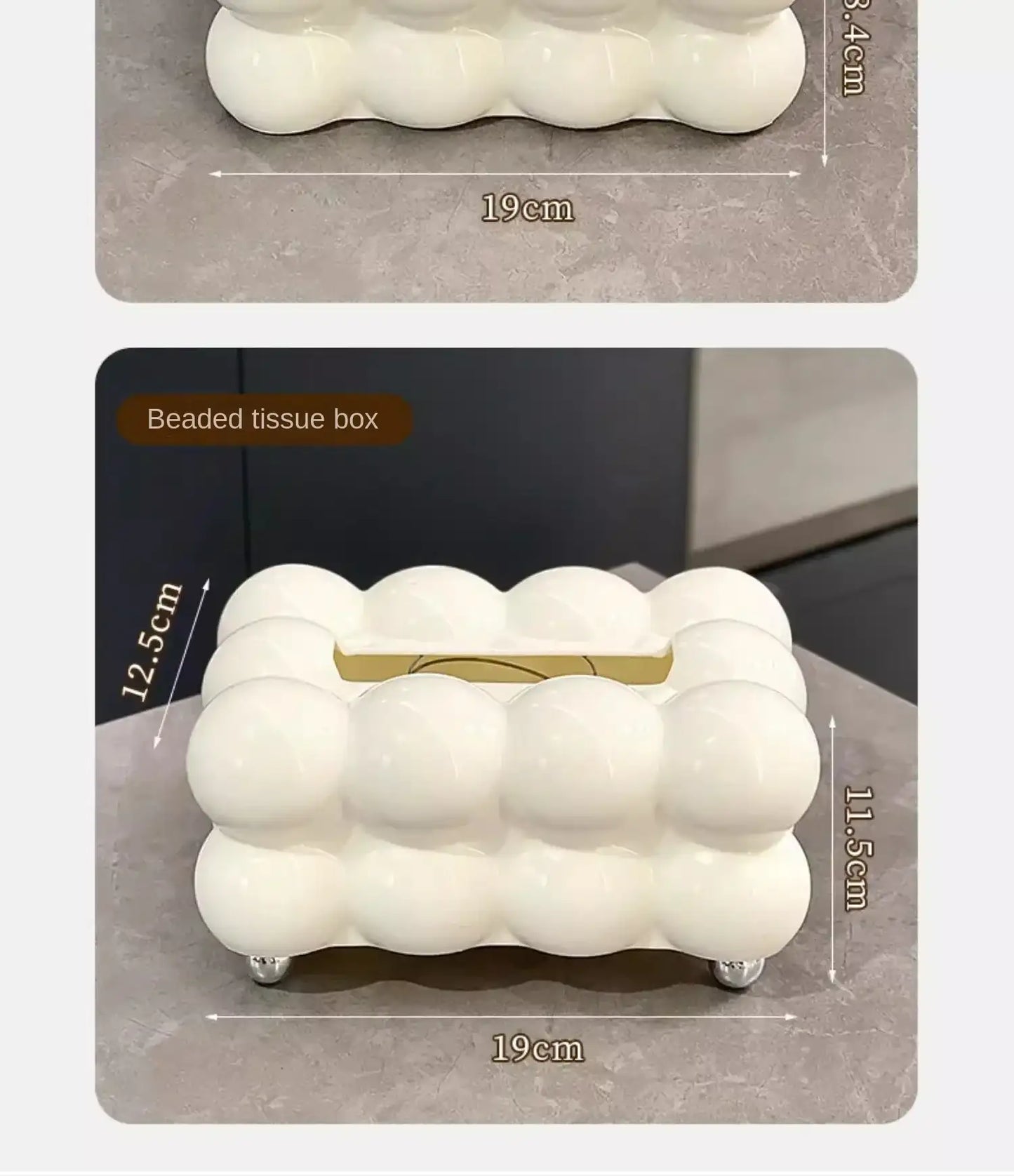 Cloud Design Tissue Boxes Storage Napkin Holder Paper Case Organizer Ornament Craft Desktop Tissue Holder Kitchen Tissue Box