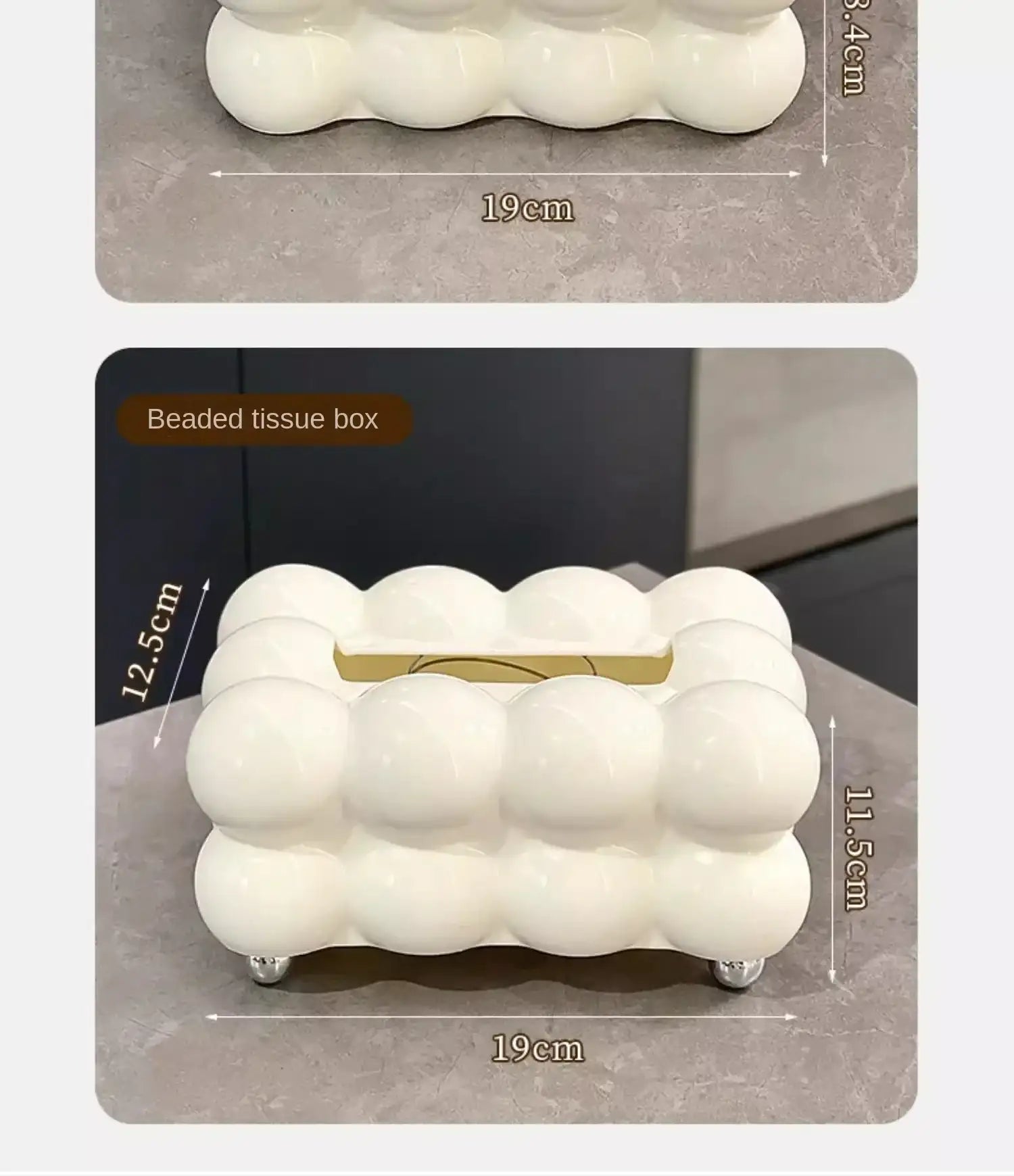 Cloud Design Tissue Boxes Storage Napkin Holder Paper Case Organizer Ornament Craft Desktop Tissue Holder Kitchen Tissue Box