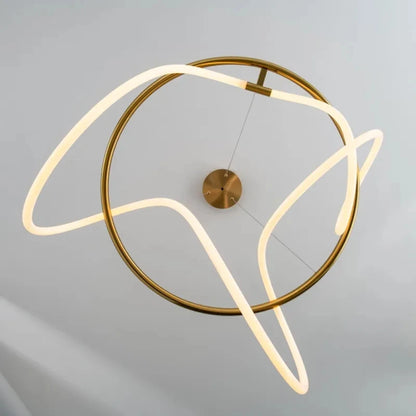 Nordic Gold LED Chandelier Dining Light