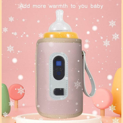 USB Milk Bottle Warmer Infant Bottle Portable Heat Keeper Formula Milk Travel Heating Sleeve for Baby Nursing Bottles - My Chroma Cart