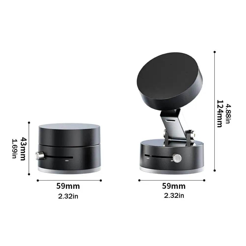 Vacuum Adsorption Magnetic Suction Cup Phone Mount Double Sided Hands-Free Magnetic Cell Phone Holder For Car/Gym/Mirror/Smoot - My Chroma Cart