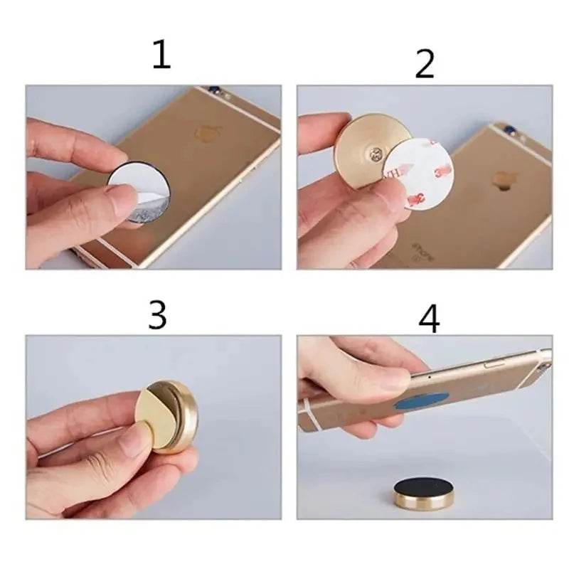Magnetic Phone Car Holder Stand Universal Magnetic Mount Bracket Stick on Car Dashboard Wall for iPhone Samsung Xiaomi Huawei - My Chroma Cart