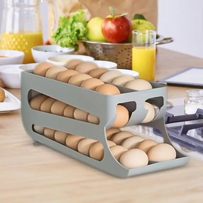 Automatic Rolling 3-Tier Egg Dispenser