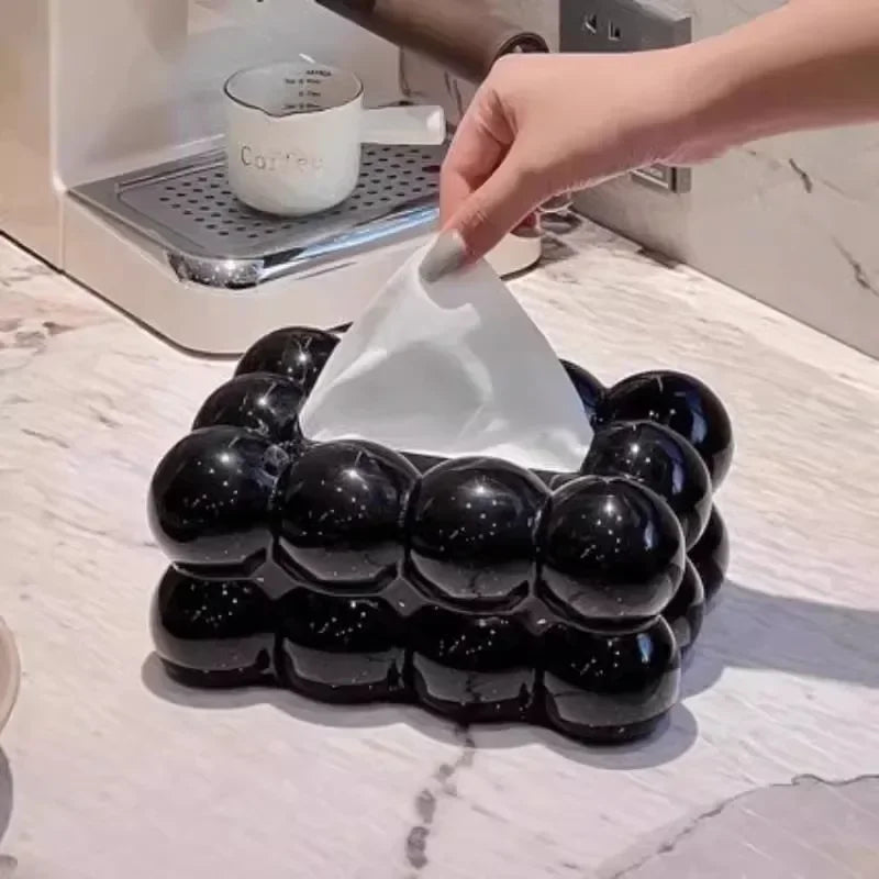 Cute Cloud Design Tissue Box Organizer for Home