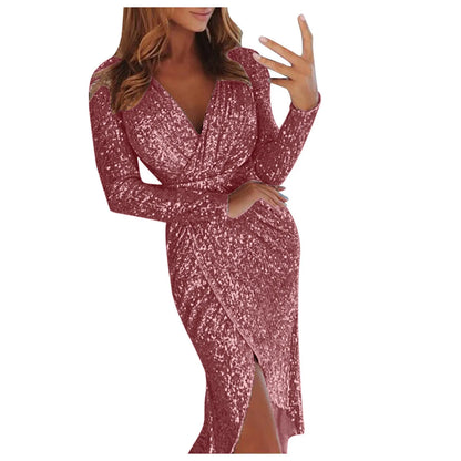 Sexy Deep V Party Club Dress