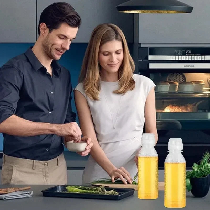 Plastic Oil Bottle Squeeze Condiment BBQ Dispenser