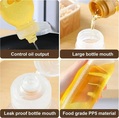 Plastic Oil Bottle Squeeze Condiment BBQ Dispenser