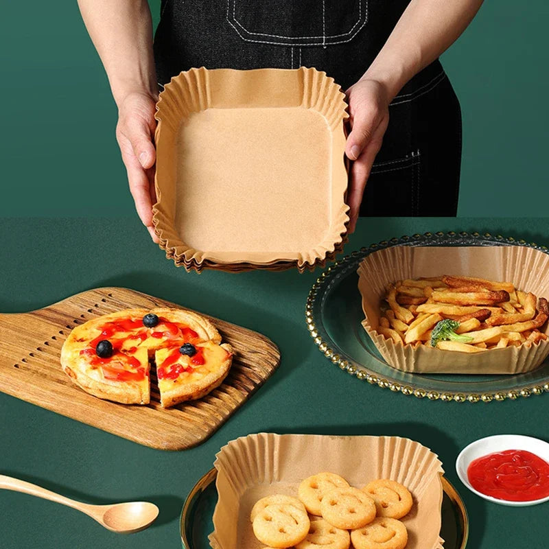 50pcs Disposable Air Fryer Paper Liners