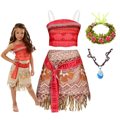 Moana Girls Costume – Princess Dress