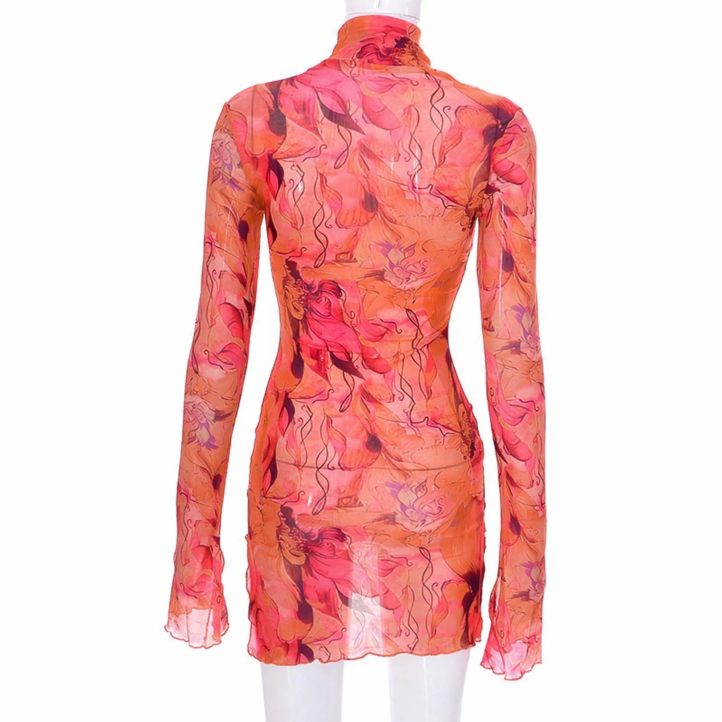 Women’s Y2K Mesh Vintage Dress