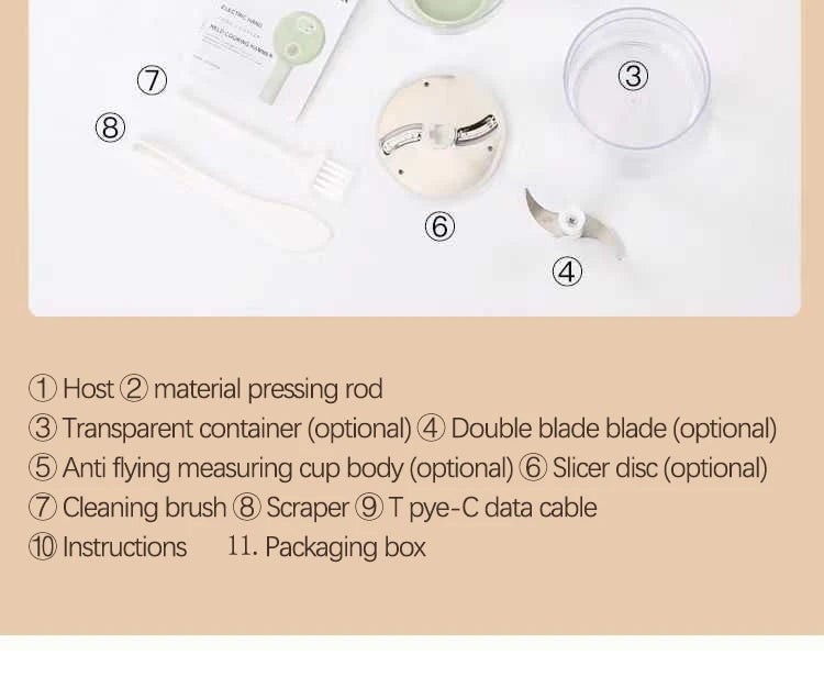 4-in-1 Electric Vegetable Cutter