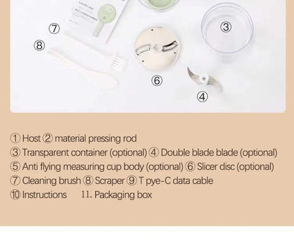 4-in-1 Electric Vegetable Cutter
