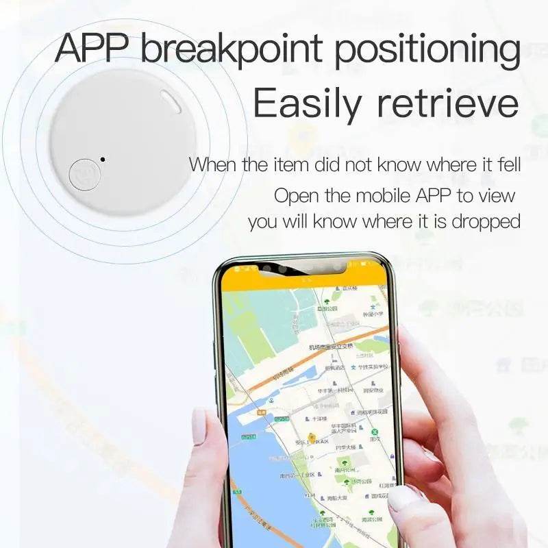 Mini GPS Locator AntiLost Alarm Wallet Keychain Smart Tag Bluetooth-Compatible Tracer Keychain Dog Pet Child Tracker Key Finder - My Chroma Cart