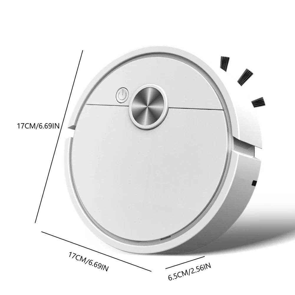 Sweeping Robot Vacuum Cleaner Mopping 3 In 1 Smart Wireless Dragging Cleaning Sweep Floor for Home Office Hair Stubborn Dirt - My Chroma Cart