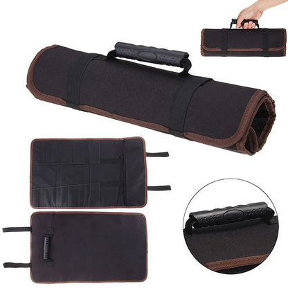Chef Knife Roll Bag with Storage Pockets