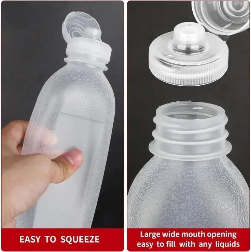 Plastic Oil Bottle Squeeze Condiment BBQ Dispenser